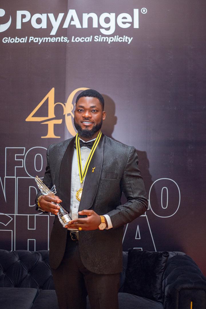 East Legon Football Academy Founder Honored at 8th Edition of Ghana Forty Under Forty Awards